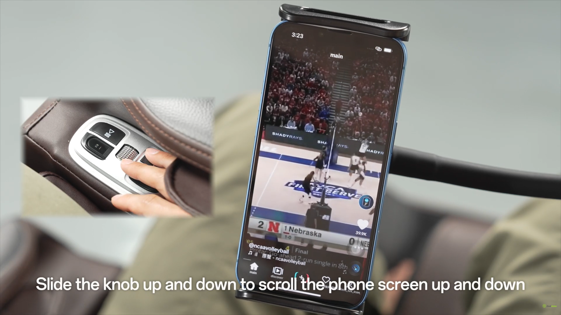 So verwenden Sie den Drehknopf zur Steuerung des Scrollens auf Smartphone und Tablet