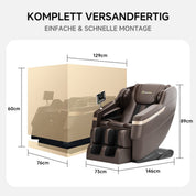 BS-02 2D-Massagestuhl Braun