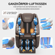 BS-02 2D-Massagestuhl Braun