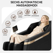 BS-02 2D-Massagestuhl Schwarz