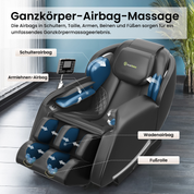 Favor-06 3D-Massagestuhl Schwarz