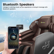 Favor-06 3D-Massagestuhl Braun