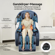 Favor-06 3D-Massagestuhl Blau