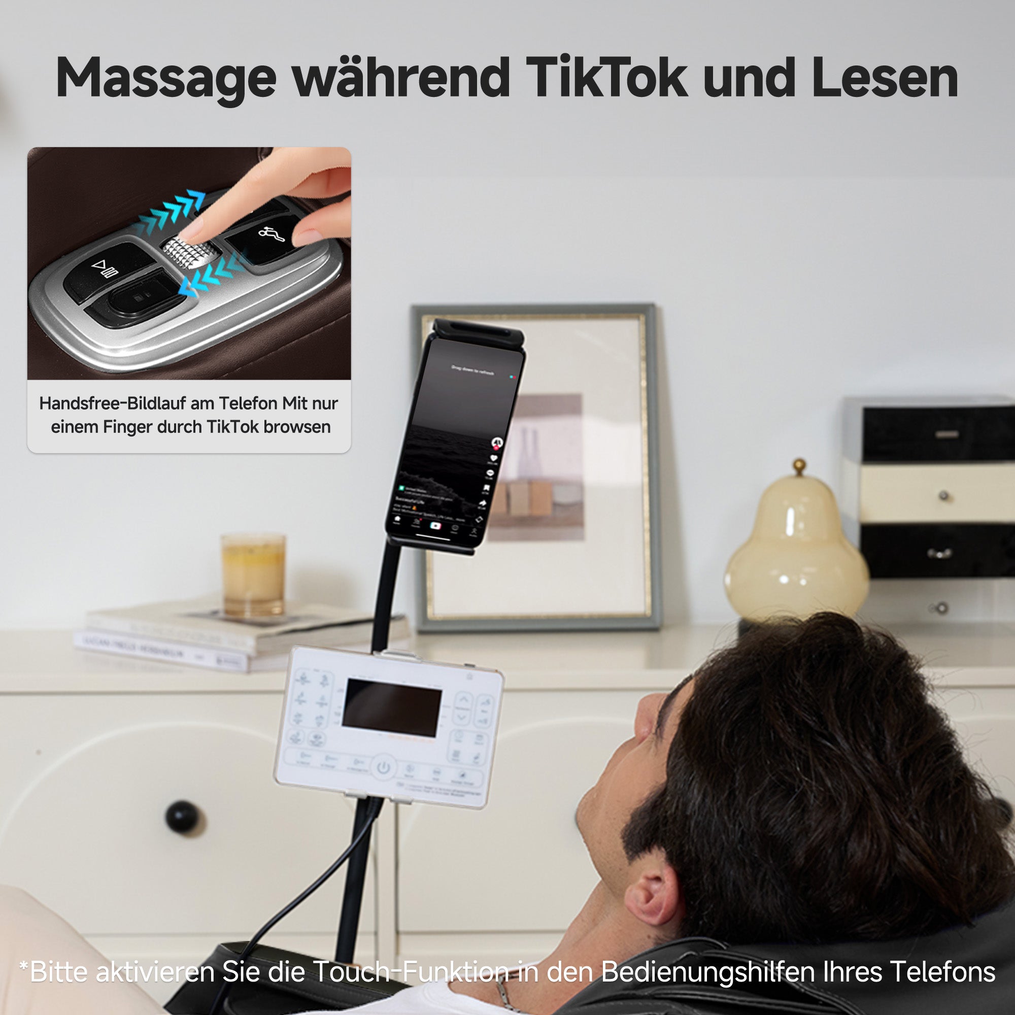 Favor-06 3D-Massagestuhl Braun