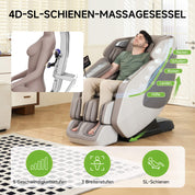 PS5200 4D-Massagestuhl Khaki
