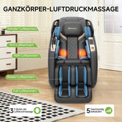 PS5200 4D-Massagestuhl Schwarz