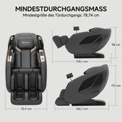 PS5200 4D-Massagestuhl Schwarz